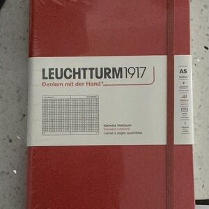 Red A5 Medium Notebook